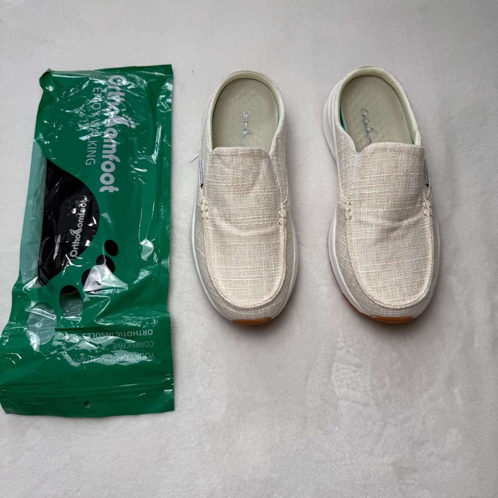 NWT. Women's Orthopedic Slip On Loafers Slippers Loafers:Orthotic Women's - Picture 2 of 13